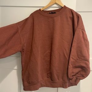 BROWN ZARA SWEATSHIRT